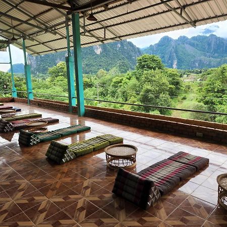 Blue Guesthouse Vang Vieng Exterior foto